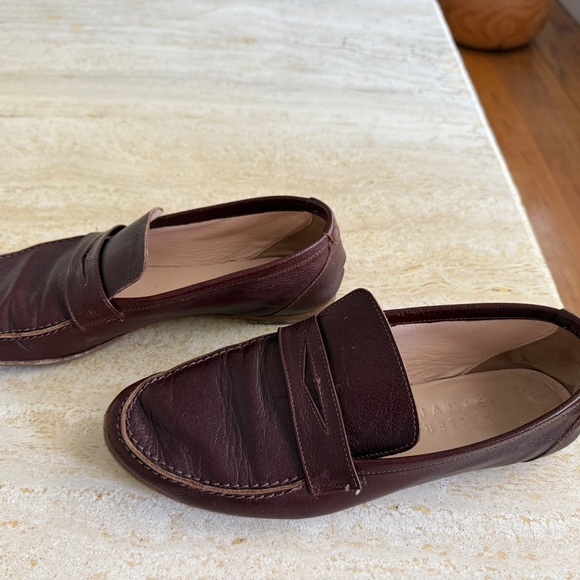 Jamie Haller oxblood Brown penny Loafers - Picture 3 of 6